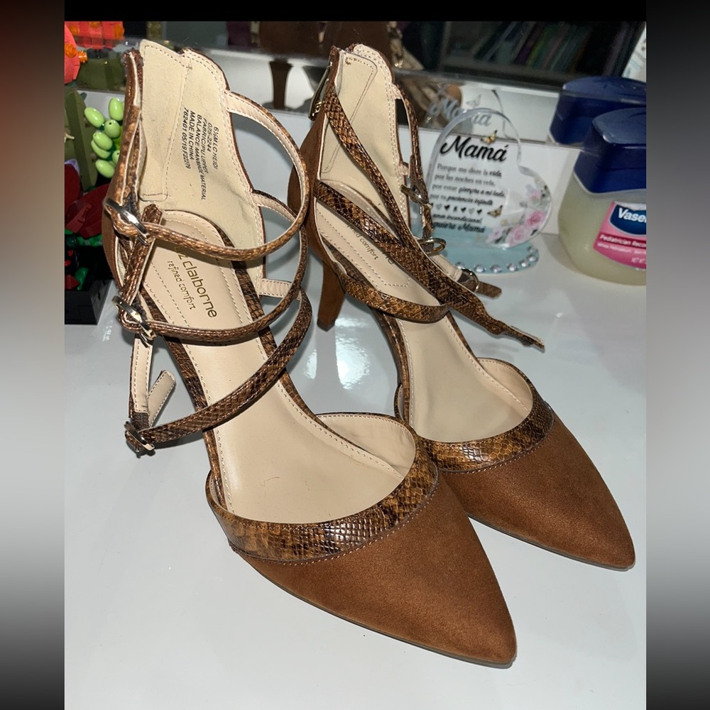 Liz Claiborne Brown Heels